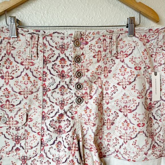 NWT Anthropologie Pilcro The Wanderer Shorts in Boho Medallion Print sz 32 - Picture 4 of 11